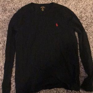 Black long sleeve polo Ralph Lauren t-shirt